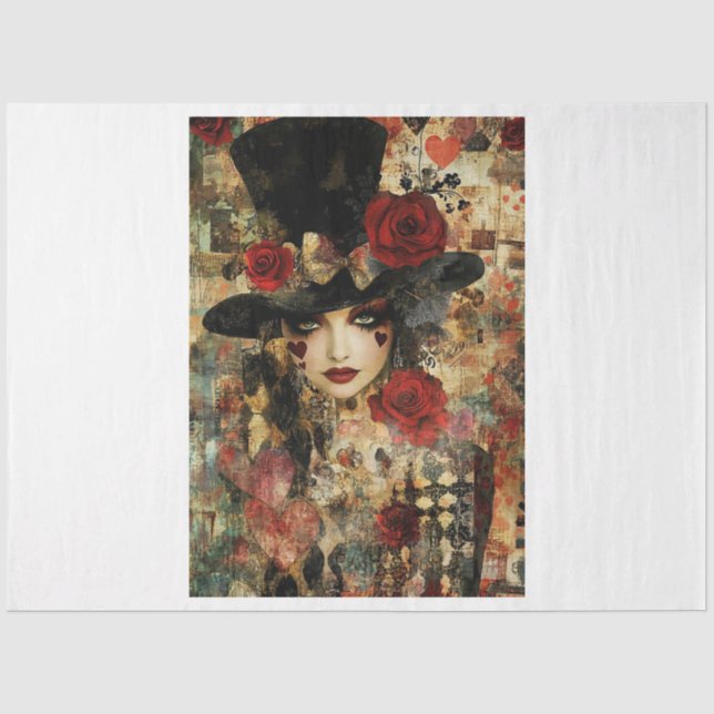 Papier Mousseline Reine Deux (Recto)