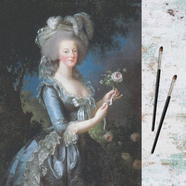 Papier Mousseline Reine Marie Antoinette de France par Le Brun (Créateur téléchargé)