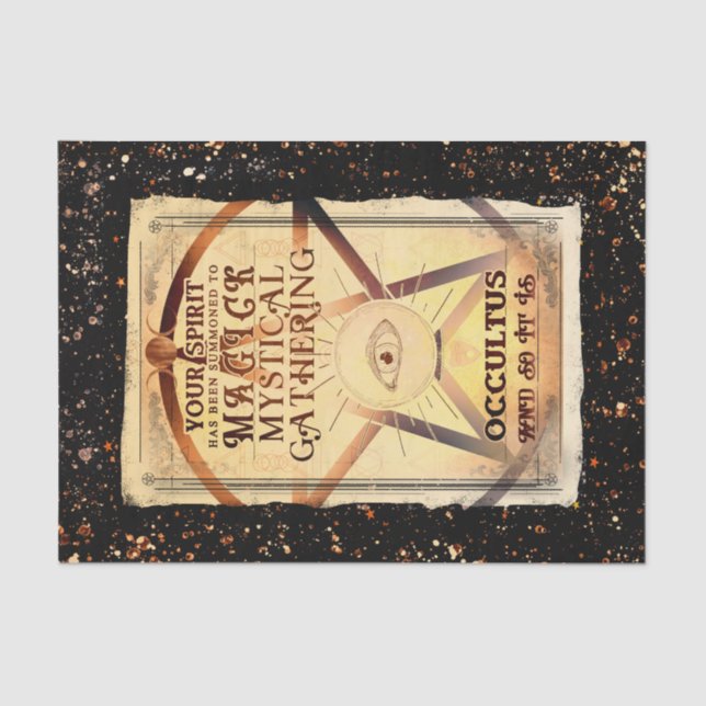 Papier Mousseline Rencontre Mystique Magique Diseuse de Bonne Aventu (Recto)