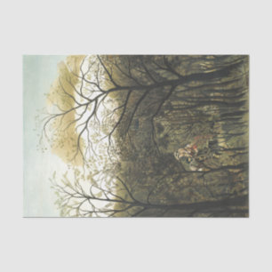 Papier Mousseline Rendez-vous en Forêt, Henri Rousseau