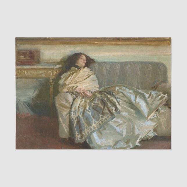 Papier Mousseline Repos de John Singer Sargent (Recto)