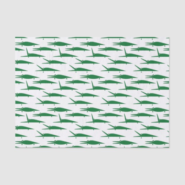 Papier Mousseline Reptile d'alligator de la mastication bruyante | (Recto)
