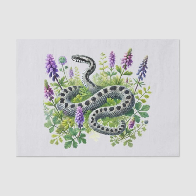 Papier Mousseline Reptile de serpent cool Amphibiens (Recto)