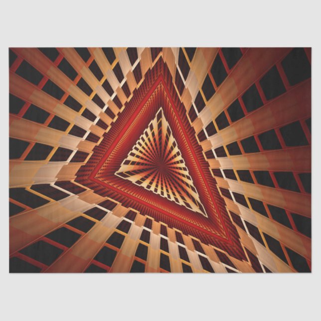 Papier Mousseline Réseau d'Imaginaires 3D Conception graphique fract (Recto)