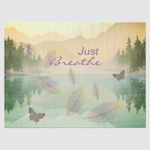 Papier Mousseline Respire juste le papillon Feuille Gold Mountain