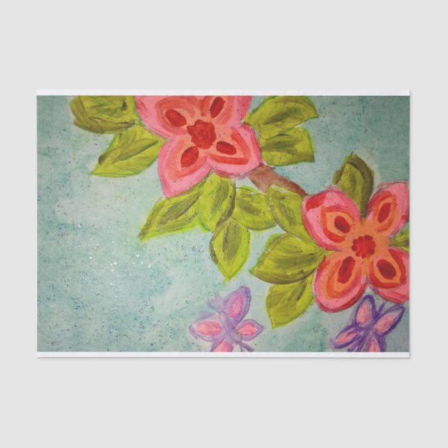 Papier Mousseline ressort heureux ! (Recto)