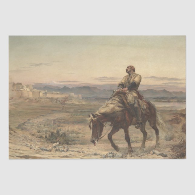 Papier Mousseline Restes d'une armée (par Elizabeth Thompson) (Recto)