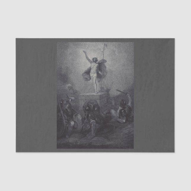 Papier Mousseline Résurrection de Jésus-Christ (Recto)