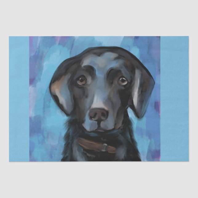 Papier Mousseline Retriever du Labrador  (Recto)