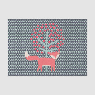 Papier Mousseline Rétro Fox