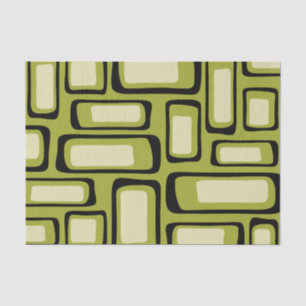 Papier Mousseline Retro Mid-Century Moderne Abstrait
