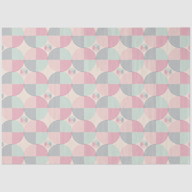 Papier Mousseline Rétro spiral vibes (Recto)