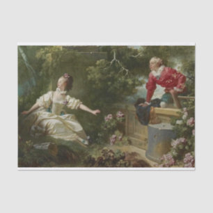 Papier Mousseline Réunion de Jean Honore Fragonard