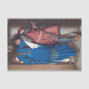 Papier Mousseline Réunion sur les escaliers à tourelle (par F.W. Bur