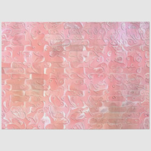 Papier Mousseline Rêve d'art rose floral