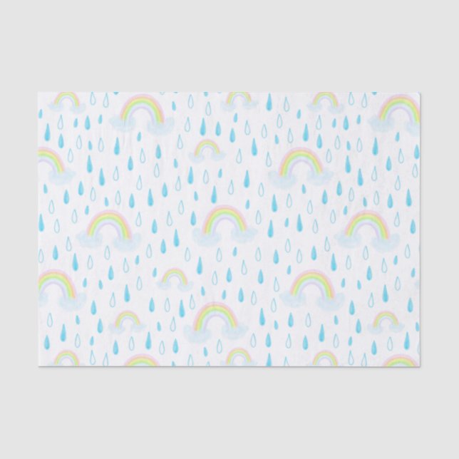 Papier Mousseline Rêves arc-en-ciel (Recto)