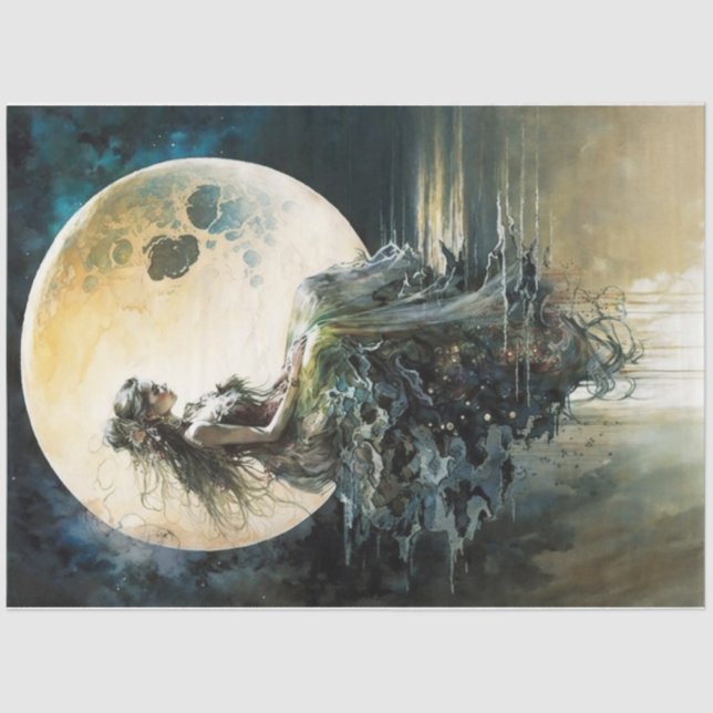 Papier Mousseline Rêves pacifiques (Recto)