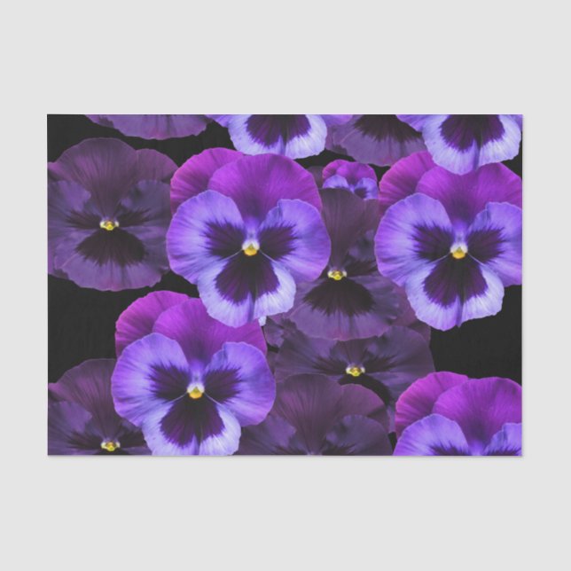 PAPIER MOUSSELINE RÊVES VIOLÉES (Recto)