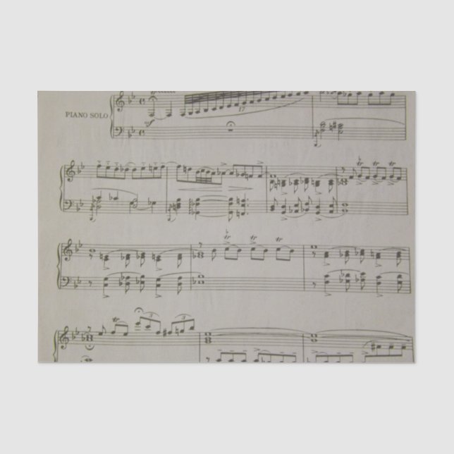 Papier Mousseline Rhapsodie dans le bleu (Recto)