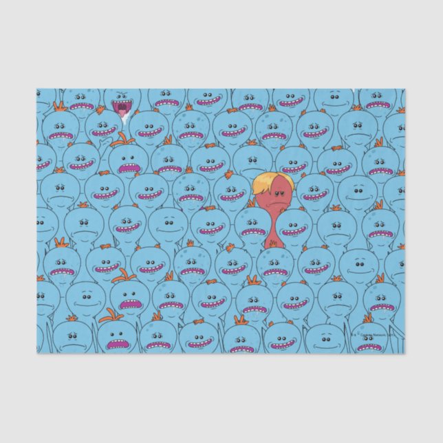 Papier Mousseline RICK ET MORTY™ | Kirkland M. Meeseeks (Recto)