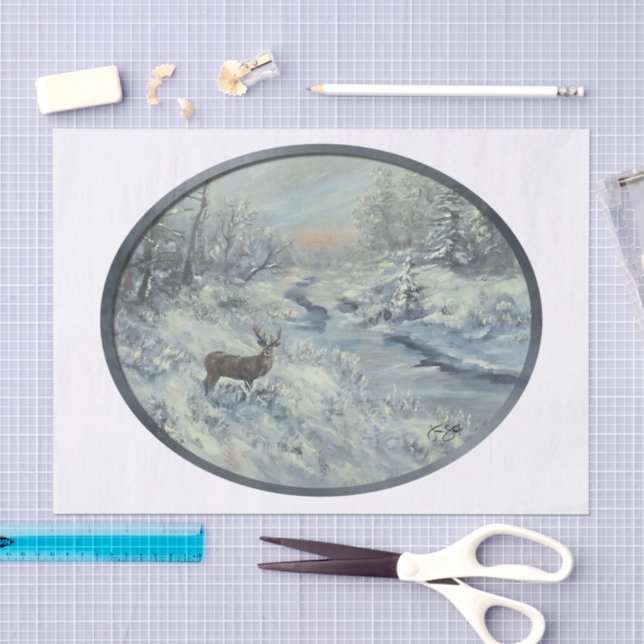 Papier Mousseline Rivière Buck (Artisanat)