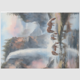 Papier Mousseline Rivière Wild Horse