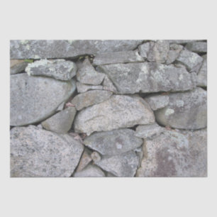 Papier Mousseline Roches grises Mur de pierre ancien