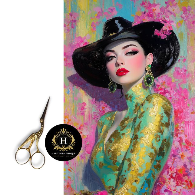 Papier Mousseline Rodéo Glam Luxe Découpage (Créateur téléchargé)