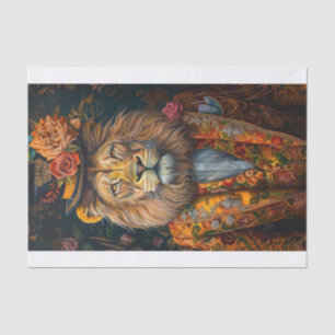 Papier Mousseline Roi de la Jungle1