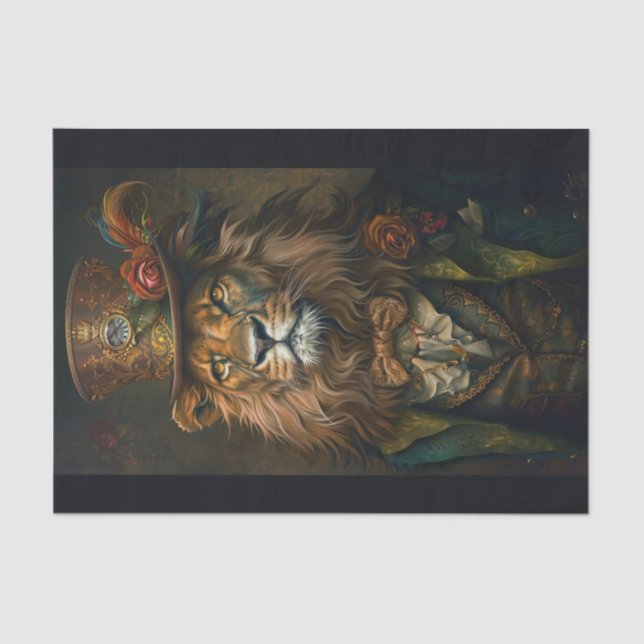 Papier Mousseline Roi de la Jungle18 (Recto)