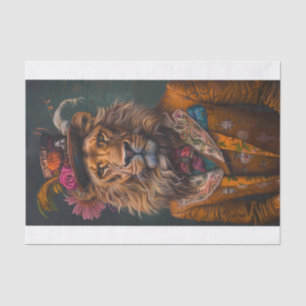 Papier Mousseline Roi de la Jungle2