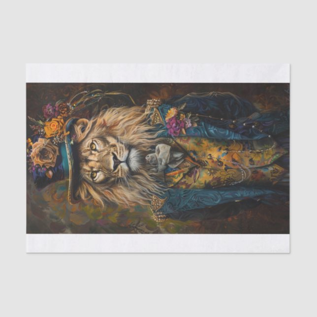 Papier Mousseline Roi de la Jungle3 (Recto)