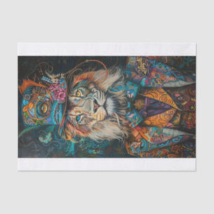 Papier Mousseline Roi de la Jungle5