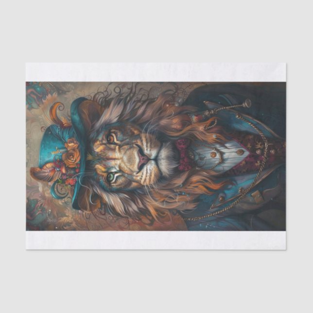 Papier Mousseline Roi de la Jungle8 (Recto)