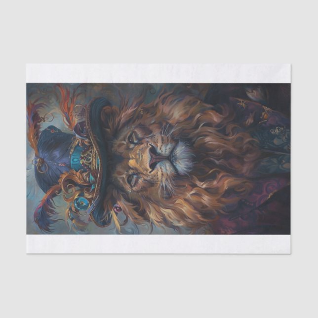 Papier Mousseline Roi de la Jungle9 (Recto)