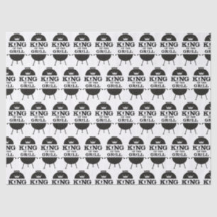 Papier Mousseline Roi Du Grill, Couronne Blanche Noire