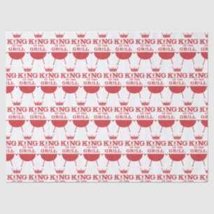 Papier Mousseline Roi Du Grill, Rouge