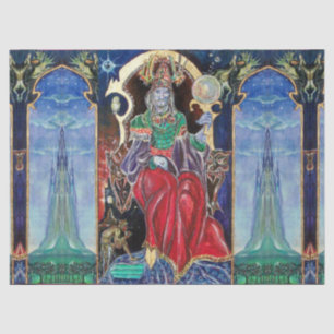 Papier Mousseline Roi magicien NEUROMANCER, Imaginaire