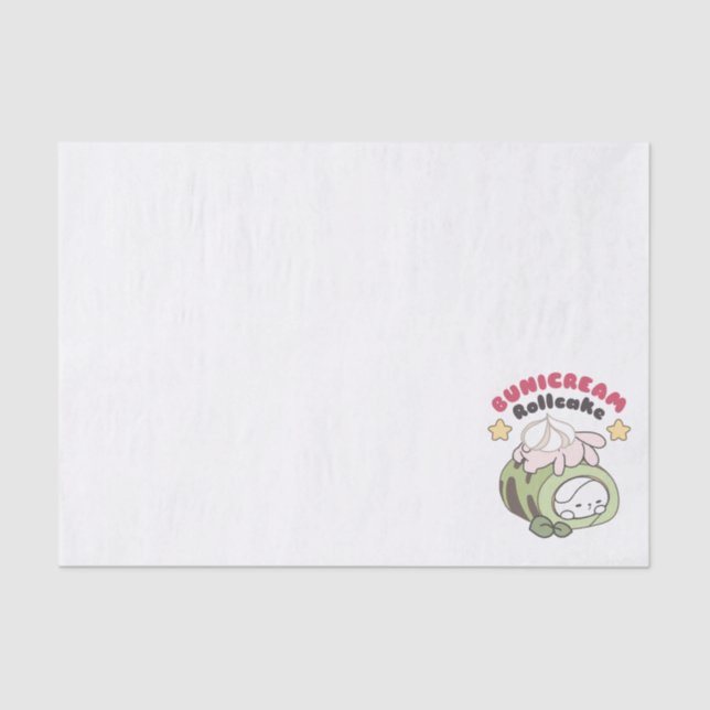 Papier Mousseline Roll Into Sweetness Bunicream Rollcake Delight (Recto)