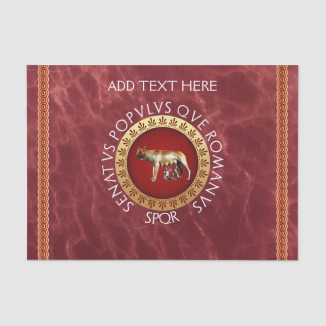 Papier Mousseline Romain (Recto)