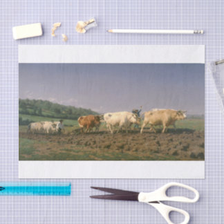 Papier Mousseline Rosa Bonheur | Ploughing in Nevers