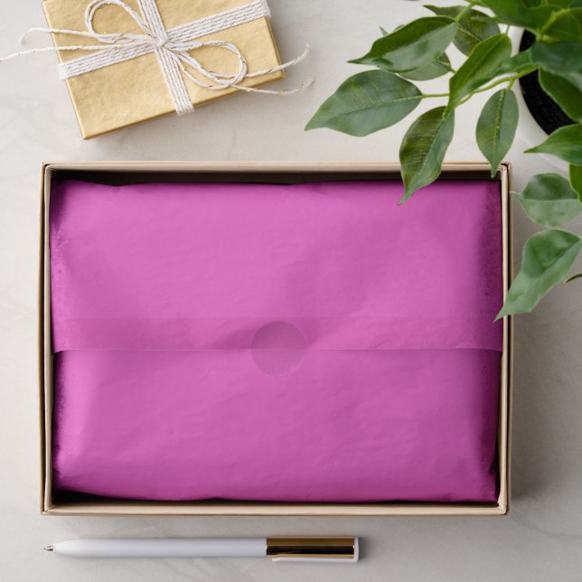 Papier Mousseline Rose  (Cadeau)