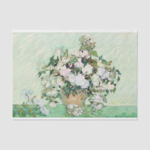 Papier Mousseline Rose 1890 par Vincent Van Gogh