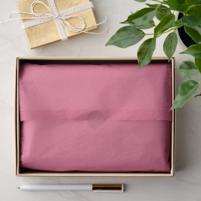 Papier Mousseline Rose Carnation  (Cadeau)