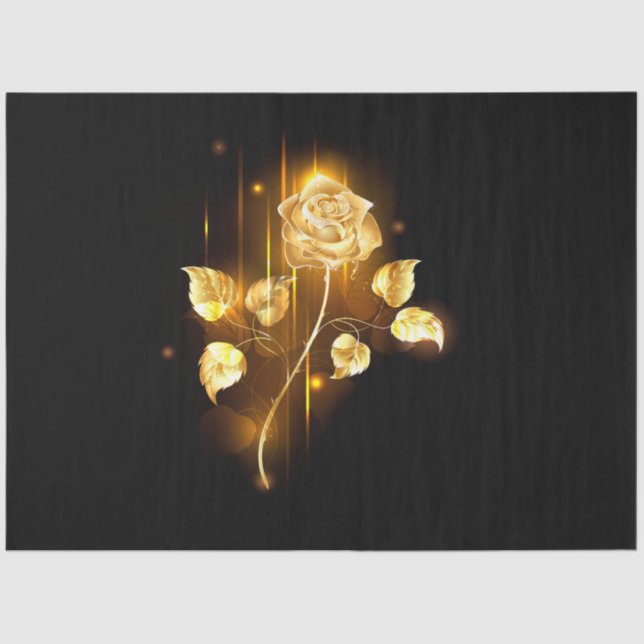 Papier Mousseline Rose d'or ( rose d'or ) (Recto)