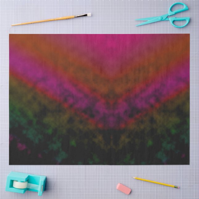 Papier Mousseline Rose Ember Fade (Artisanat)