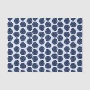 Papier Mousseline Rose en aquarelle bleue Vignes Cottage Chic Mariag