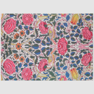 Papier Mousseline Rose et Bird, William Morris