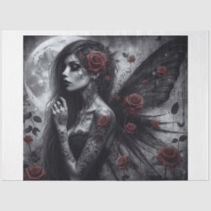 Papier Mousseline Rose Fairy