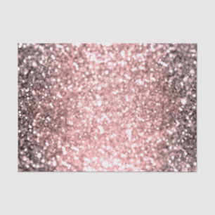 Papier Mousseline Rose Gold Éclairage Filles Glittery Sparkly